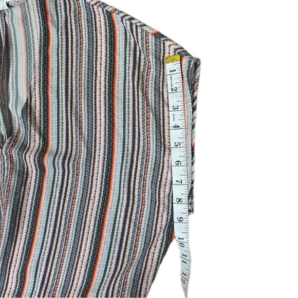 dRA Antropologie Boho Midi Pullover Multicolored Striped Sleeveless Dress Small - Picture 16 of 16